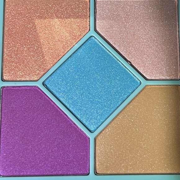 Lime Crime Rare & Discontinued Aqua Pocket Candy Eyeshadow Palette - Picture 4 of 5